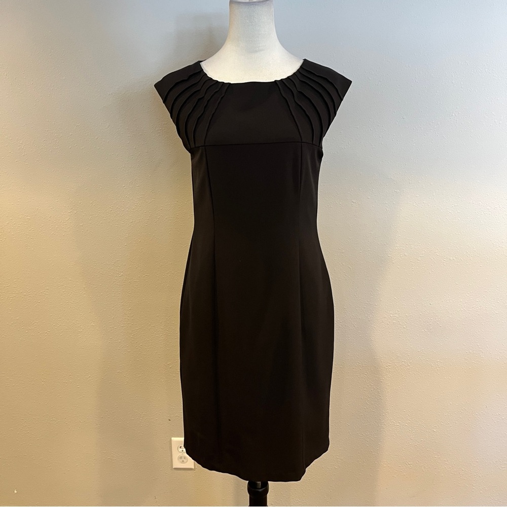 ABS vintage sleeveless‎ mini Black Dress size small
